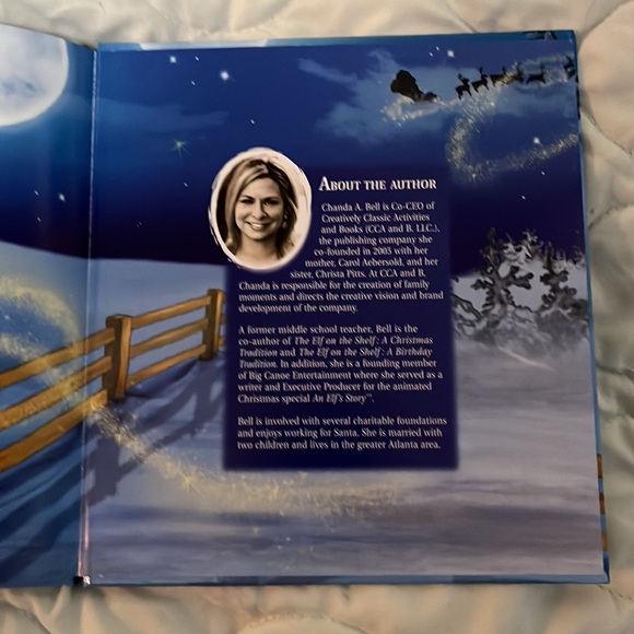 Holiday book elf pets a reindeer tradition by Shanda a bell elf on the shelf - Picture 3 of 7